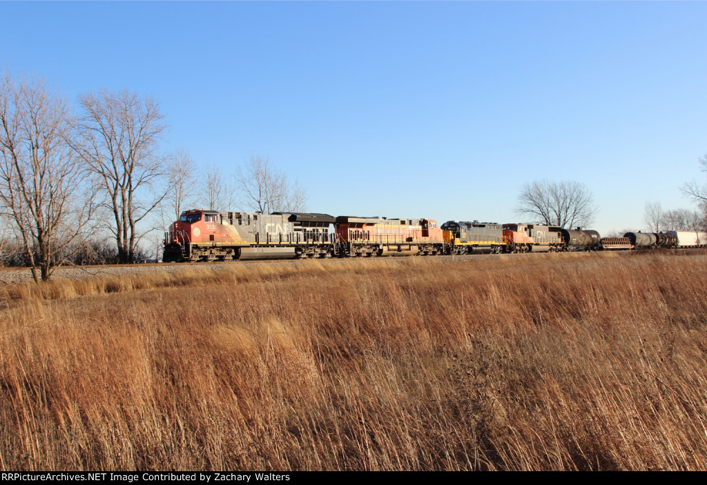 CN 3138 BNSF 7319